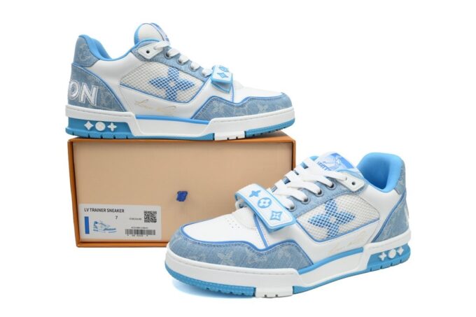 Louis Vuitton Trainer Blue - Image 7