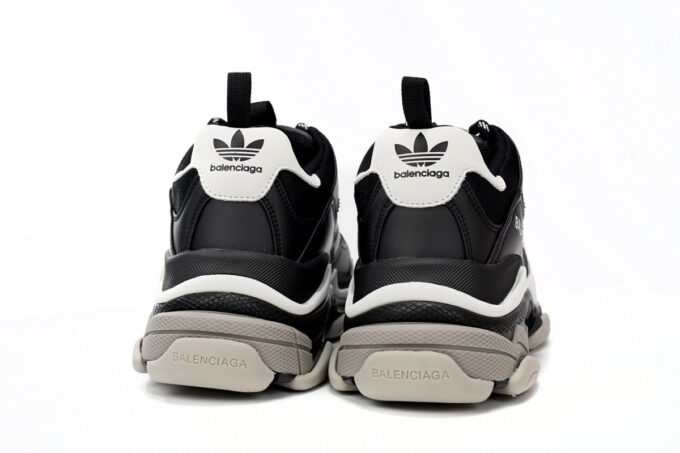 Balenciaga Triple S Black And White Bars - Image 4