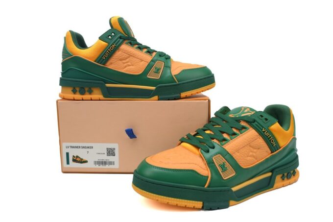 Louis Vuitton Trainer Yellow Green - Image 10
